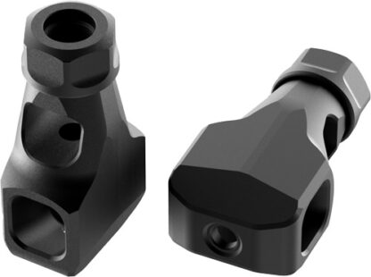 AUDERE HAMMERHEAD MUZZLE BRAKE - .338 CAL 3/4"-24 MATTE BLACK
