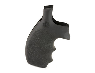 HOGUE GRIP S&W K/L RND BUTT BNTM BLK