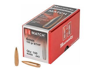 HRNDY MATCH 6MM .243 105GR 100CT