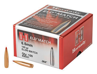 HRNDY ELD-M 6.5MM .264 140GR 100CT
