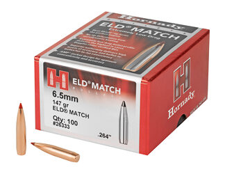 HRNDY ELD-M 6.5MM .264 147GR 100CT