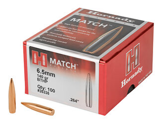 HRNDY MATCH 6.5MM .264 140GR 100CT