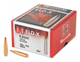HRNDY ELD-X 6.5MM .264 143 GR 100CT