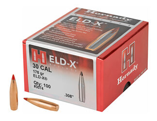 HRNDY ELD-X 30CAL .308 178GR 100CT