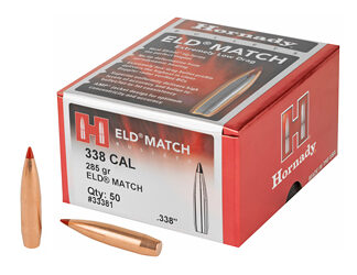 HRNDY ELD-M 338CAL 285GR 50