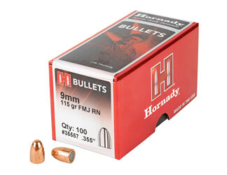 HRNDY FMJ-RN 9MM .355 115GR 100CT