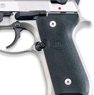 BERETTA 92/96 GRIP PANELS - RUBBER BLACK