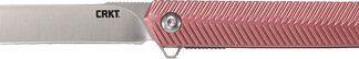 CRKT STYLUS 3.18" PLAIN EDGE - ASSISTED OPEN SS/MAROON