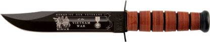 KA-BAR USMC VIETNAM 7" W/ - LEATHER SHEATH USMC