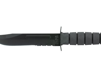 KBAR FIGHTING KNF 7" BLK SRTD W/STH