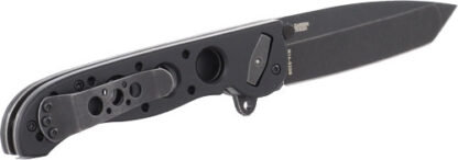CRKT M16-02DB 3.1" PLAIN EDGE - TANTO BLACK BLD W/DEADBOLT AS