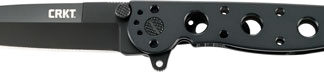 CRKT M16-03KS 3.5" PLAIN EDGE - SPEAR POINT BLACK BLADE