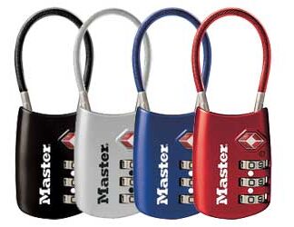 MASTERLOCK TSA PADLOCK COMBO SNGL