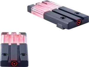MEPROLIGHT FIBER TRITIUM RED - CIRCLE DOT REAR SGT FOR GLOCK
