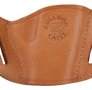BULLDOG BELT SLIDE HOLSTER TAN - RH SMALL FRAME REVOLVERS 2-4"