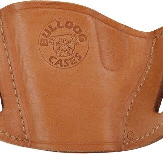 BULLDOG BELT SLIDE HOLSTER TAN - RH SMALL & MINI AUTOS