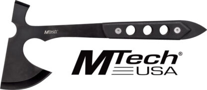 MC MTECH 10" TOMAHAWK W/SHEATH - 5" BLACK BLADE G10 HANDLE