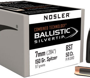 NOSLER BULLETS 7MM .284 - 150GR BALLISTIC SILVER TIP 50C
