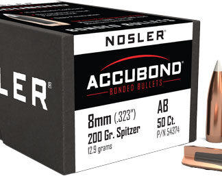 NOSLER BULLETS 8MM .323 - 200GR ACCUBOND 50CT