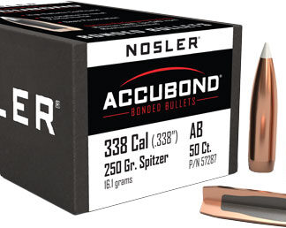 NOSLER BULLETS 338 CAL .338 - 250GR ACCUBOND 50CT