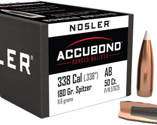 NOSLER BULLETS 338 CAL .338 - 180GR ACCUBOND 50CT