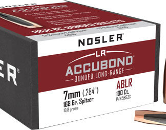 NOSLER BULLETS 7MM .284 - 168GR ACCUBOND LR 100CT