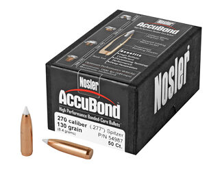 NOSLER 270 CAL 130GR ACCUBOND 50CT
