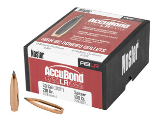NOSLER ABLR 30 CAL 210GR SP 100CT