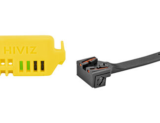 HIVIZ ADJ REAR SIGHT S&W RVLVR GR/RD