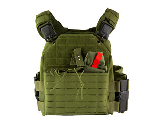 NCSTAR QR LC PLT CARRIER MED-2XL GRN