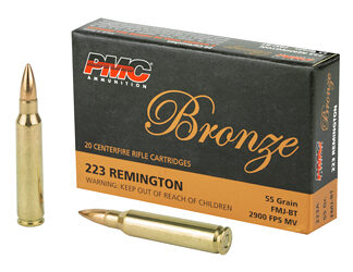 PMC BRNZ 223REM 55GR FMJ 20/1000