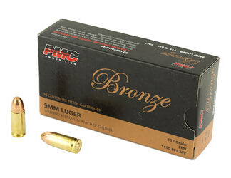 PMC BRNZ 9MM 115GR FMJ 50/1000