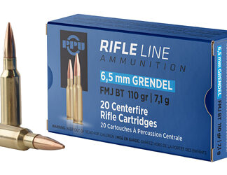 PPU 6.5 GRENDEL 110GR FMJBT 20/500