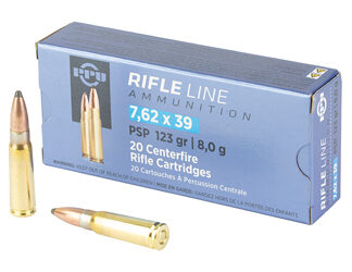 PPU 7.62X39 POINTED SP 123GR 20/1000