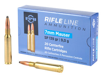 PPU 7MM MAUSER SP 139GR 20/200