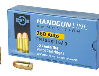 PPU 380ACP FMJ 94GR 50/1000