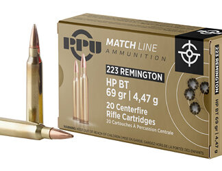 PPU .223 REM MATCH 69GR HPBT 20/1000