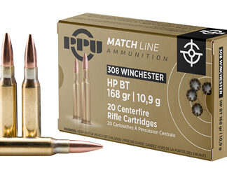 PPU .308 WIN MATCH 168GR HPBT 20/200