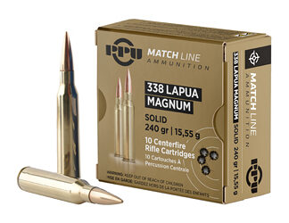 PPU 338 LAPUA MAG MATCH 240GR 10/200