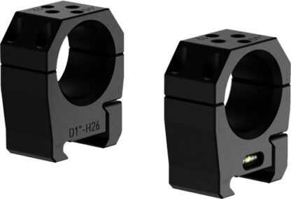 AUDERE SCOPE RINGS PSR 1" - LOW BLACK