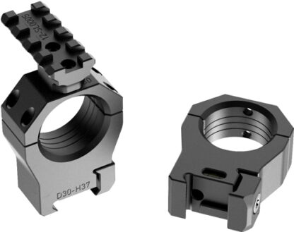 AUDERE SCOPE RINGS PSR 30MM - GEN III W/LEVEL HIGH BLACK - Image 3
