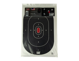 PROSHOT 12X18 SILH SS BLACK 8PK