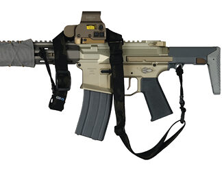 Q G-SLING BLACK MULTICAM