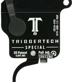 TRIGGERTECH REM 700 SNGL STAGE - BLACK SPECIAL FLAT