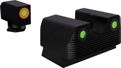 RIVAL ARMS TRITIUM NIGHT SGT - SET FOR GLOCK 42/43 ORNG RING