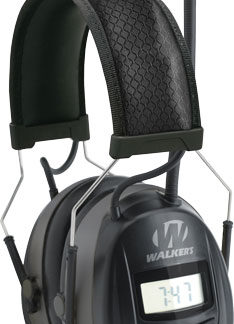 WALKERS MUFF WITH AM/FM RADIO - & PHONE CONNECTION 25dB BLACK