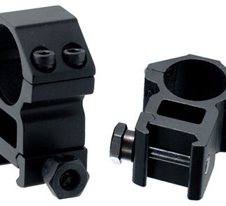 UTG RINGS 1" HIGH PROFILE - MATTE BLACK PICATINNY/WEAVER