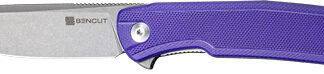SENCUT KNIFE SCITUS 3.47" - PURPLE G10/GRAY STONEWASH D2