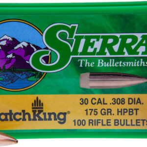 SIERRA BULLETS .30 CAL .308 - 175GR HP-BT MATCH 100CT