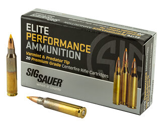 SIG AMMO 223REM 40GR V&P 20/200